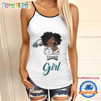 NFL Philadelphia Eagles Football Summer Women’s Criss Cross Tank Top