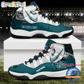 NFL Philadelphia Eagles Football Team Custom Air Jordan 11 Shoes