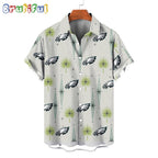 NFL Philadelphia Eagles Football Team Logo Funny Aloha Hawaiian Shirt