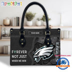 NFL Philadelphia Eagles Forever Not Just When We Win Women’s Leather Hand Bag
