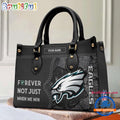 NFL Philadelphia Eagles Forever Not Just When We Win Women’s Leather Hand Bag