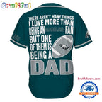 NFL Philadelphia Eagles I Love Being A Dad Father’s Day Baseball Jersey