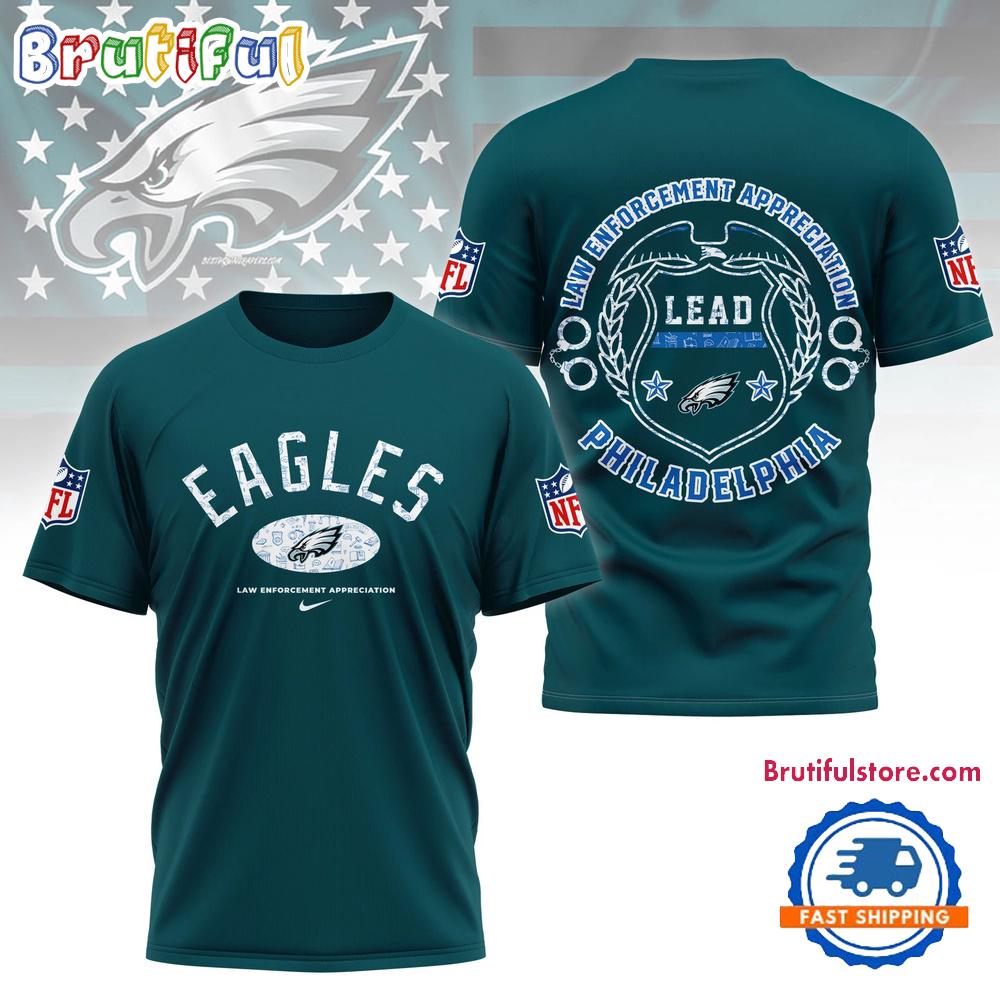 NFL Philadelphia Eagles Law Appreciation Month 3D Shirt, Football Law Appreciation Month TShirt