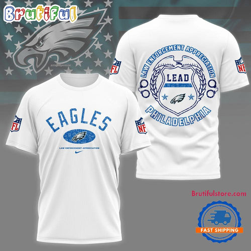 NFL Philadelphia Eagles Law Appreciation Month 3D Shirt