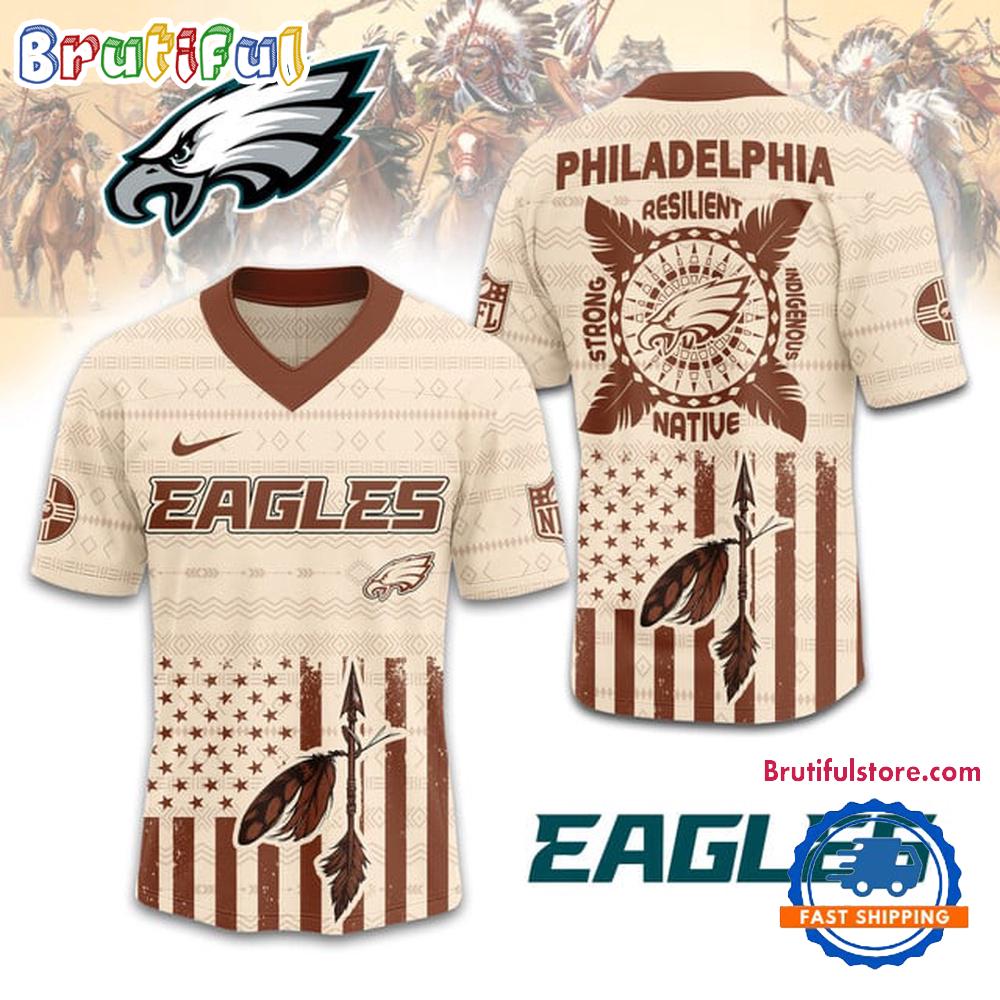 NFL Philadelphia Eagles Native American 2025 Football Jersey