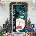 NFL Philadelphia Eagles Santa Claus HoHoHo Football Christmas Door Cover