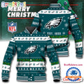 NFL Philadelphia Eagles Snow Xmas Tree Christmas Custom Baseball Jacket