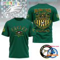 NFL Philadelphia Eagles US Army Military Police Veteran 3D Shirt