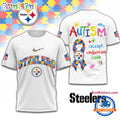 NFL Pittsburgh Steelers Autism Awareness Accept Understand Love All Over Print Shirt