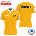 NFL Pittsburgh Steelers Best Dad Wonderful Father’s Day Polo Shirts
