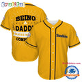 NFL Pittsburgh Steelers Football Being A Daddy Father’s Day Baseball Jersey