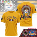 NFL Pittsburgh Steelers Football Native American Heritage Month Unisex 3D Shirt