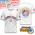 NFL Pittsburgh Steelers Football Team Independence Day New Design 3D Shirt