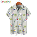 NFL Pittsburgh Steelers Football Team Logo Funny Aloha Hawaiian Shirt