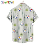 NFL Pittsburgh Steelers Football Team Logo Funny Aloha Hawaiian Shirt