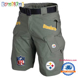 NFL Pittsburgh Steelers Football Team Military Tactical Shorts