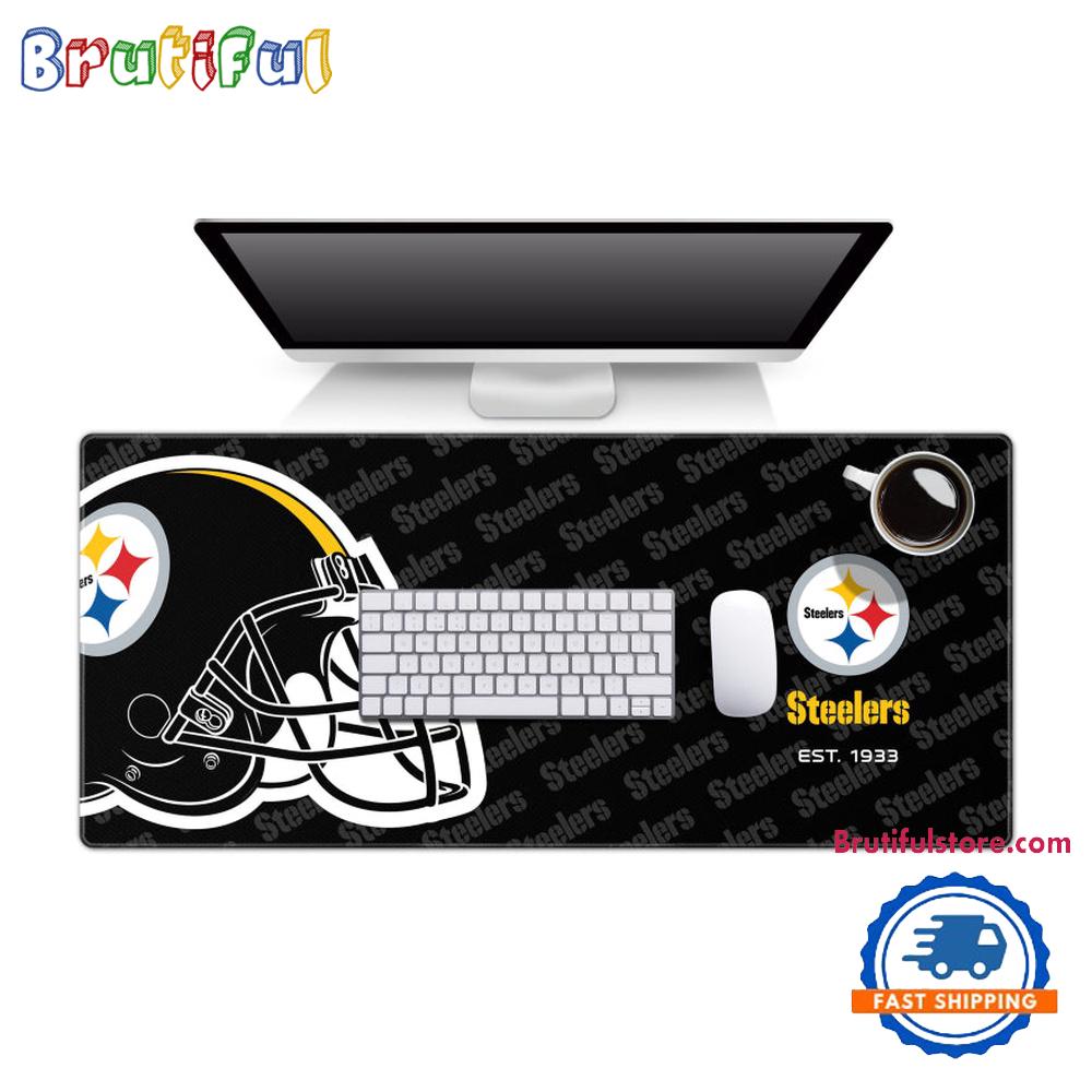 NFL Pittsburgh Steelers Mouse Mats, Football Logo Series Desk Mouse Pad