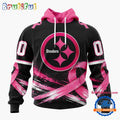 NFL Pittsburgh Steelers Personalized Pink Fights Breast Cancer 2026 Design Hoodie, TShirt, Sweatshirt