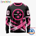 NFL Pittsburgh Steelers Personalized Pink Fights Breast Cancer 2026 Design Hoodie, TShirt, Sweatshirt