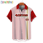 NFL San Francisco 49ers Classic Retro Mascot Line Summer Beach Hawaiian Shirt