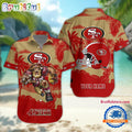 NFL San Francisco 49ers Football Mascot Summer Hawaiian Shirt