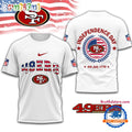 NFL San Francisco 49ers Football Team Independence Day New Design 3D Shirt