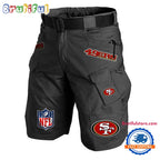 NFL San Francisco 49ers Football Team Military Tactical Shorts