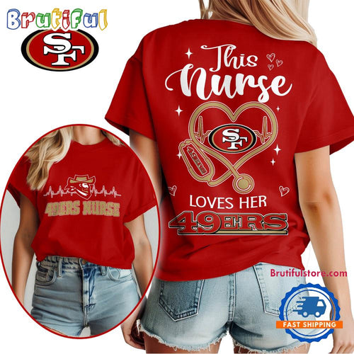 NFL San Francisco 49ers Nurse Appreciation Month Limited Edition Vintage T Shirt