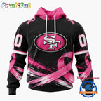 NFL San Francisco 49ers Personalized Pink Fights Breast Cancer 2026 Design Hoodie, TShirt, Sweatshirt