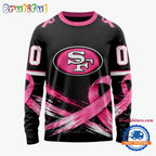 NFL San Francisco 49ers Personalized Pink Fights Breast Cancer 2026 Design Hoodie, TShirt, Sweatshirt