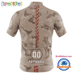 NFL San Francisco 49ers Special Desert Camo Cycling Jersey