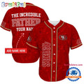 NFL San Francisco 49ers The Increadible Father Baseball Jersey