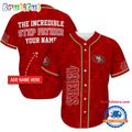 NFL San Francisco 49ers The Increadible Step Father’s Day Baseball Jersey