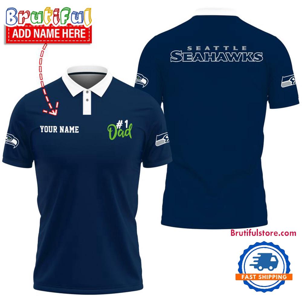 NFL Seattle Seahawks Best Dad Wonderful Father’s Day Polo Shirts