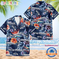 NFL Seattle Seahawks Football Team Flower Summer Design Hawaiian Button Shirt