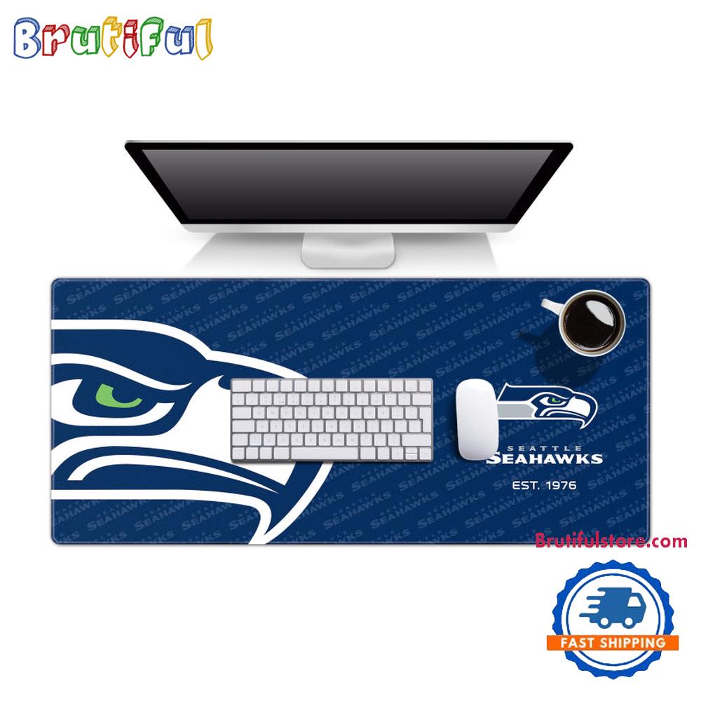 NFL Seattle Seahawks Mouse Mats, Football Logo Series Desk Mouse Pad