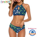 NFL Seattle Seahawks Sport Trendy Summer Beach Women’s Cami 2 Piece Bikini
