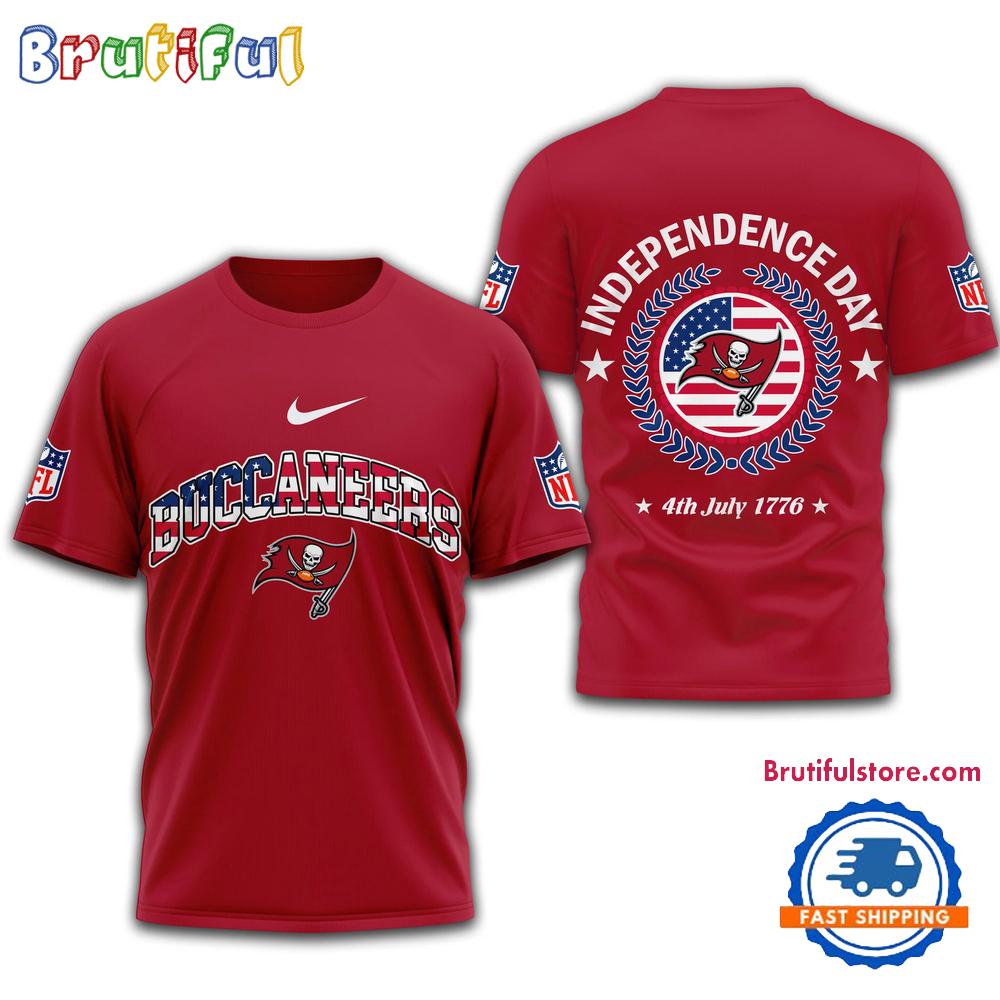 NFL Tampa Bay Buccaneers 2025 Independence Day All Over Print Shirt