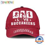 NFL Tampa Bay Buccaneers Dad Love Best Father’s Day Baseball Cap