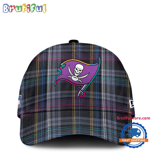 NFL Tampa Bay Buccaneers Football Crucial Catch Intercept Cancer Design New Cap Hats