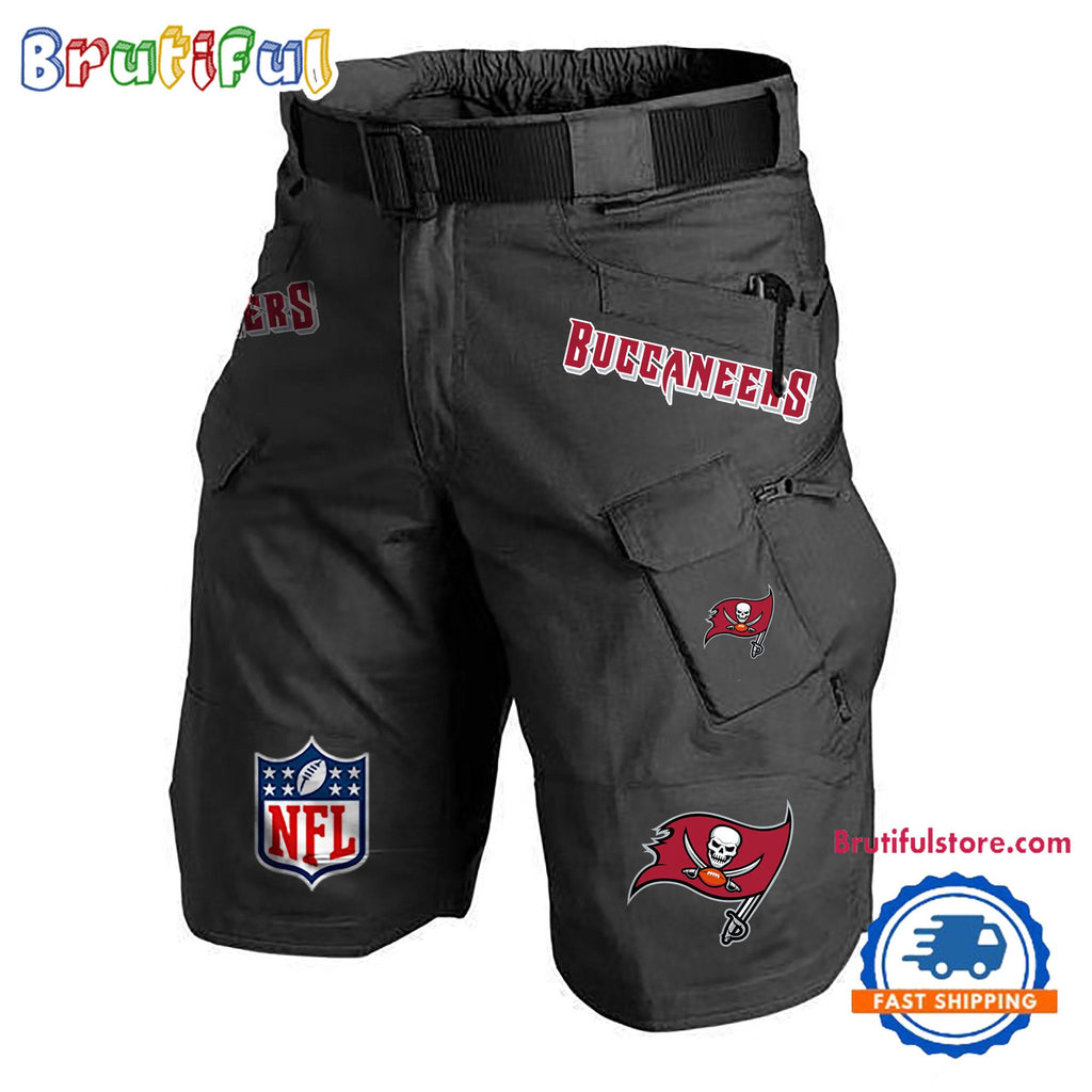 NFL Tampa Bay Buccaneers Football Team Military Tactical Shorts