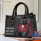 NFL Tampa Bay Buccaneers Forever Not Just When We Win Women’s Leather Hand Bag
