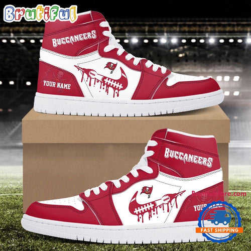 NFL Tampa Bay Buccaneers New Season Custom Air Jordan 1 Hightop Shoes