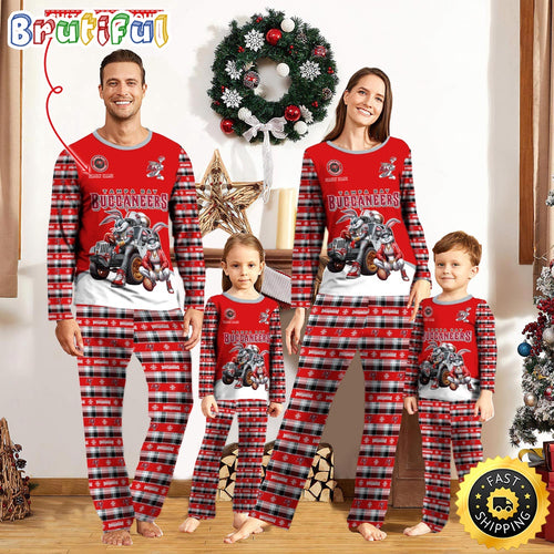 NFL Tampa Bay Buccaneers Pajamas Bunny Sports For Family Custom Name Pajamas
