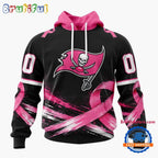 NFL Tampa Bay Buccaneers Personalized Pink Fights Breast Cancer 2026 Design Hoodie, TShirt, Sweatshirt
