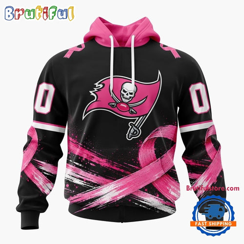 NFL Tampa Bay Buccaneers Personalized Pink Fights Breast Cancer 2026 Design Hoodie, TShirt, Sweatshirt