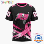 NFL Tampa Bay Buccaneers Personalized Pink Fights Breast Cancer 2026 Design Hoodie, TShirt, Sweatshirt