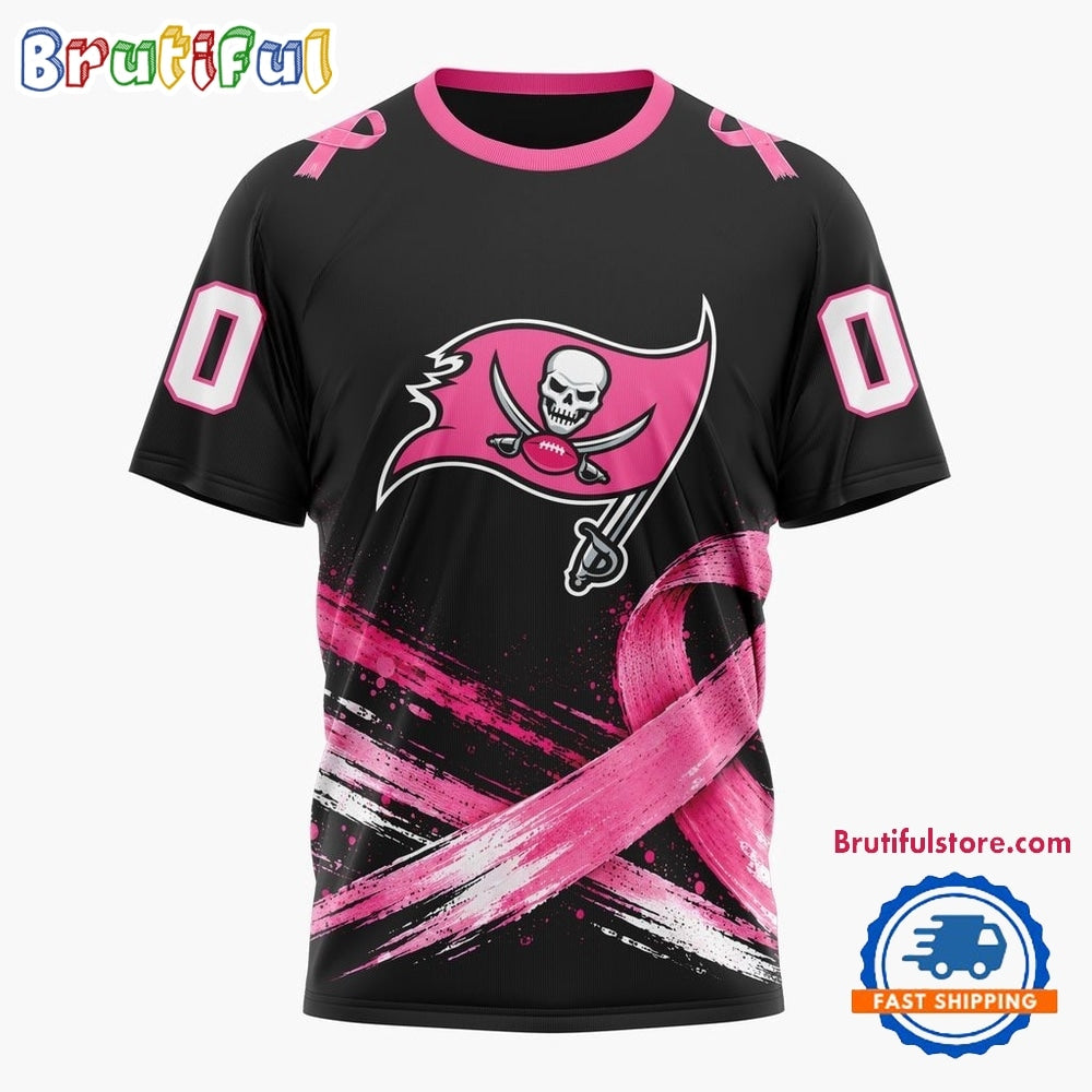 NFL Tampa Bay Buccaneers Personalized Pink Fights Breast Cancer 2026 Design Hoodie, TShirt, Sweatshirt