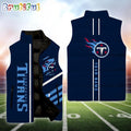 NFL Tennessee Titans Football New Season Personalized Sleeveless Down Puffer Jacket