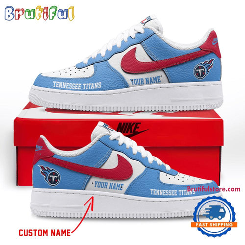 NFL Tennessee Titans Limited Edition Personalized Air Force 1 Shoes Sneaker